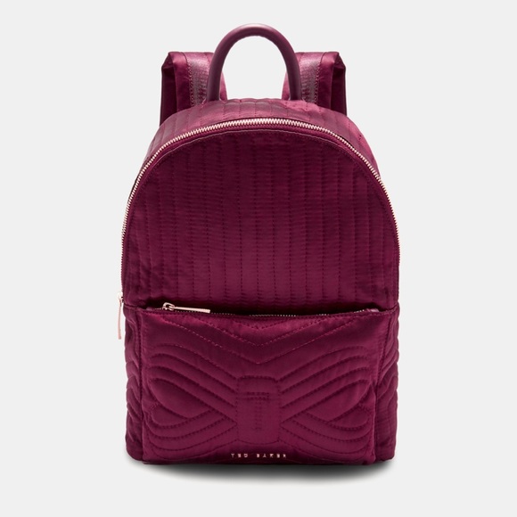 Ted Baker London Handbags - NWT Ted Baker Akija Maroon Backpack 🎒